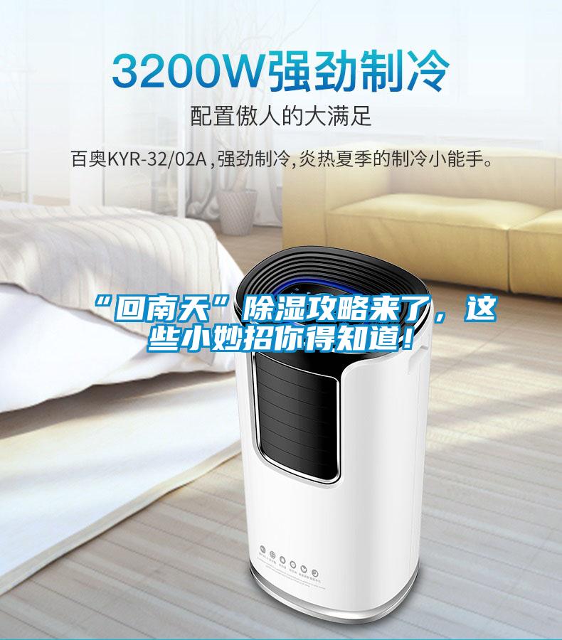 “回南天”除濕攻略來(lái)了，這些小妙招你得知道！