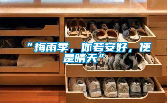 “梅雨季，你若安好，便是晴天”
