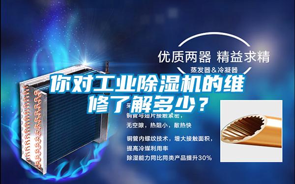 你對工業(yè)除濕機(jī)的維修了解多少？
