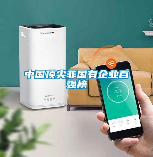 中國(guó)頂尖非國(guó)有企業(yè)百強(qiáng)榜