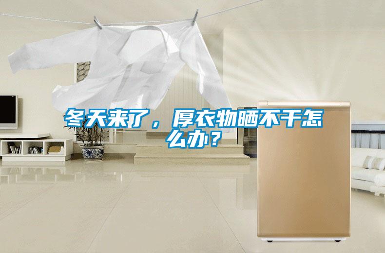 冬天來了，厚衣物曬不干怎么辦？