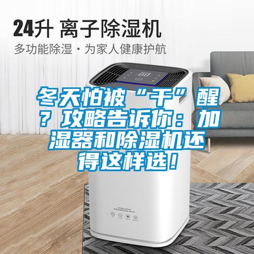 冬天怕被“干”醒？攻略告訴你：加濕器和除濕機(jī)還得這樣選！