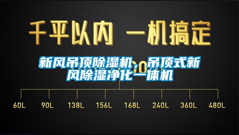 新風(fēng)吊頂除濕機(jī)，吊頂式新風(fēng)除濕凈化一體機(jī)
