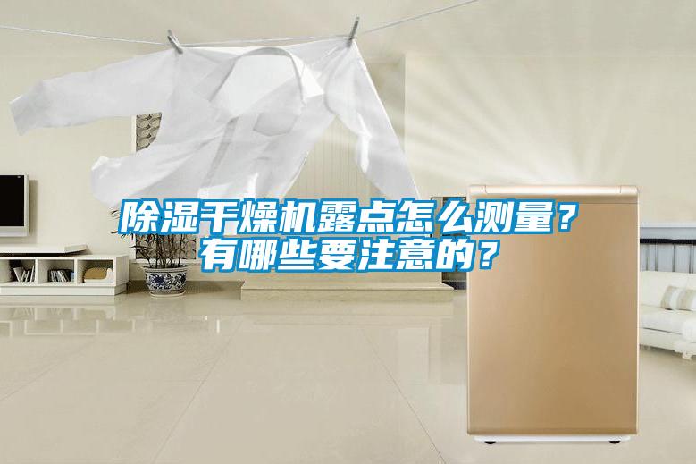 除濕干燥機(jī)露點(diǎn)怎么測量？有哪些要注意的？