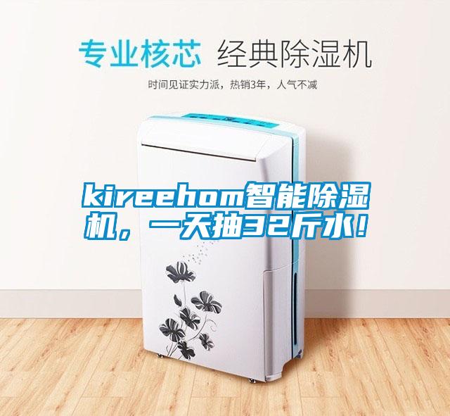 kireehom智能除濕機，一天抽32斤水！
