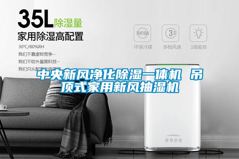 中央新風(fēng)凈化除濕一體機 吊頂式家用新風(fēng)抽濕機