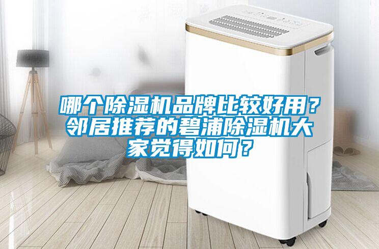 哪個除濕機品牌比較好用？鄰居推薦的碧浦除濕機大家覺得如何？