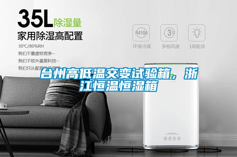 臺(tái)州高低溫交變?cè)囼?yàn)箱，浙江恒溫恒濕箱