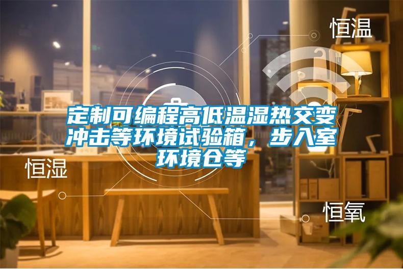 定制可編程高低溫濕熱交變沖擊等環(huán)境試驗箱，步入室環(huán)境倉等
