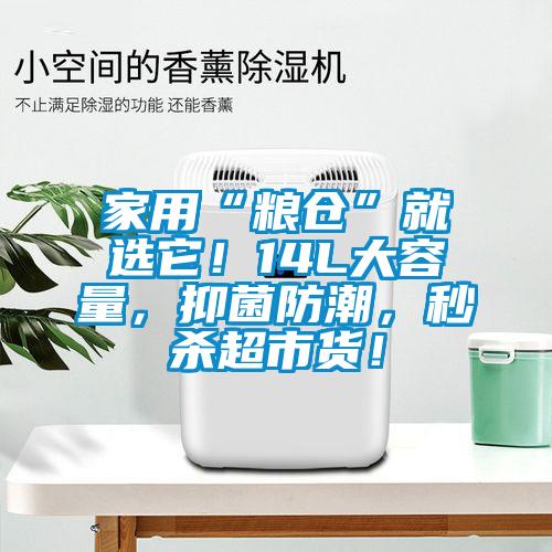 家用“糧倉”就選它！14L大容量，抑菌防潮，秒殺超市貨！