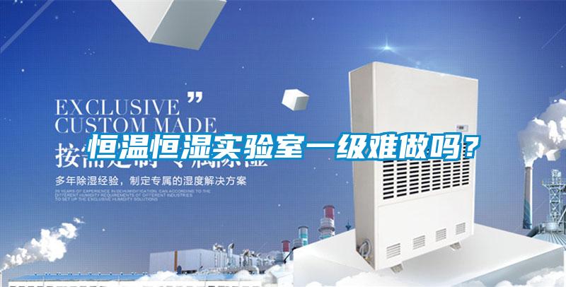 恒溫恒濕實驗室一級難做嗎？