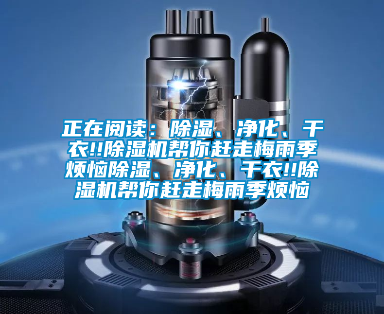 正在閱讀：除濕、凈化、干衣!!除濕機(jī)幫你趕走梅雨季煩惱除濕、凈化、干衣!!除濕機(jī)幫你趕走梅雨季煩惱