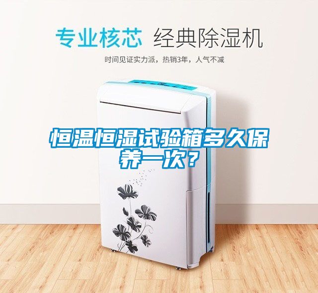 恒溫恒濕試驗(yàn)箱多久保養(yǎng)一次？