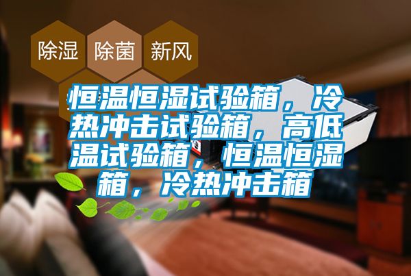 恒溫恒濕試驗箱，冷熱沖擊試驗箱，高低溫試驗箱，恒溫恒濕箱，冷熱沖擊箱