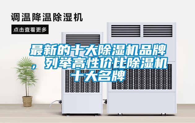 最新的十大除濕機(jī)品牌，列舉高性價(jià)比除濕機(jī)十大名牌