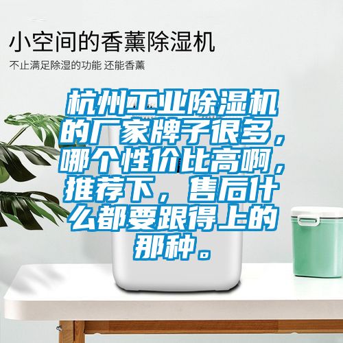 杭州工業(yè)除濕機(jī)的廠家牌子很多，哪個(gè)性價(jià)比高啊，推薦下，售后什么都要跟得上的那種。