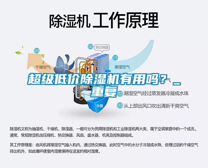 超級低價除濕機有用嗎？_重復