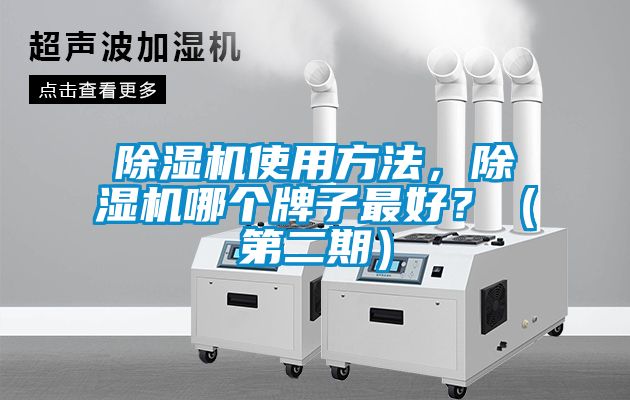 除濕機使用方法，除濕機哪個牌子最好？（第二期）