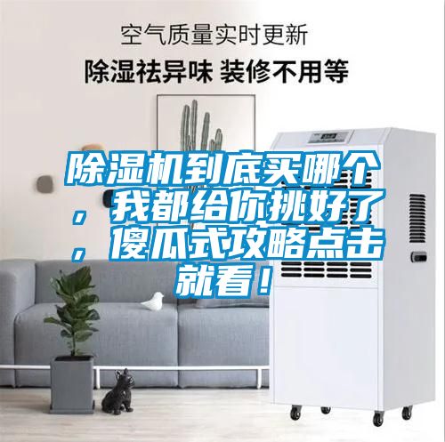 除濕機到底買哪個，我都給你挑好了，傻瓜式攻略點擊就看！
