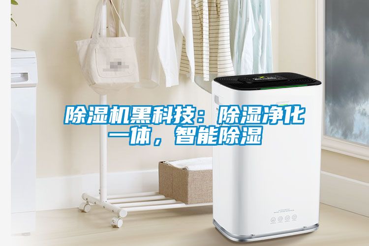 除濕機黑科技：除濕凈化一體，智能除濕