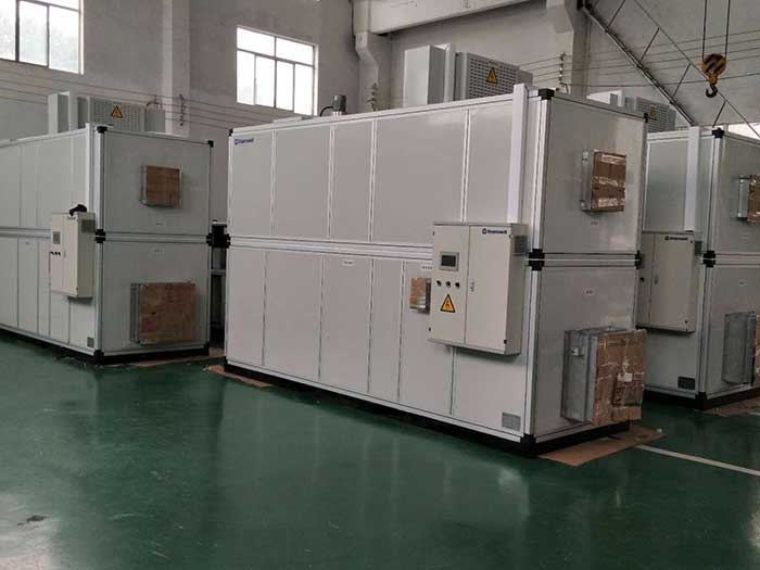 濟(jì)南銘威化工鋰電池鈷酸鋰零下40℃露點(diǎn)，三臺(tái)全新風(fēng)轉(zhuǎn)輪除濕機(jī)組